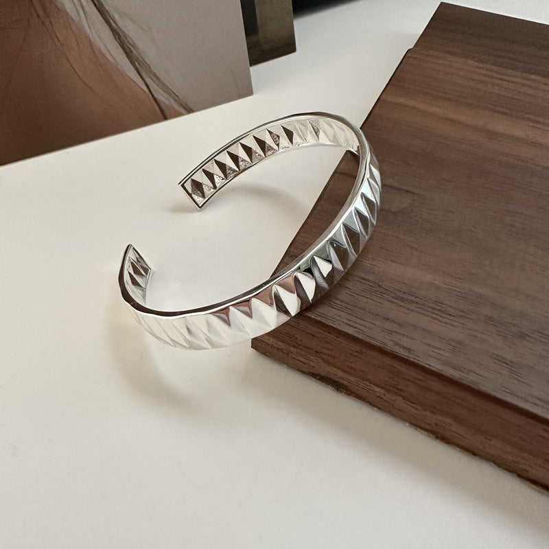 925 Sterling Silver Trendy Bracelet Bangle