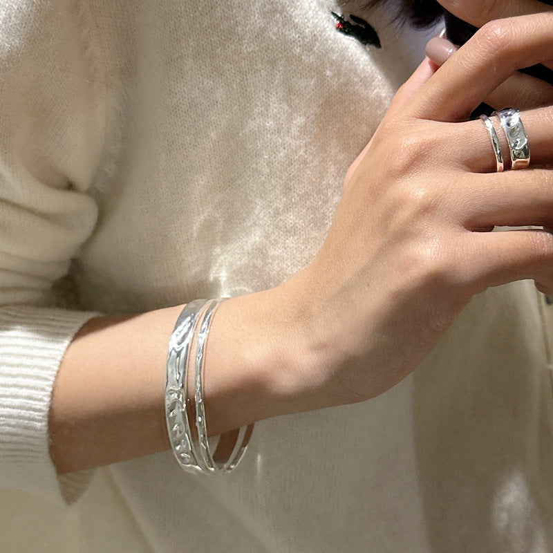 925 Sterling Silver Fashion Bracelet Bangle