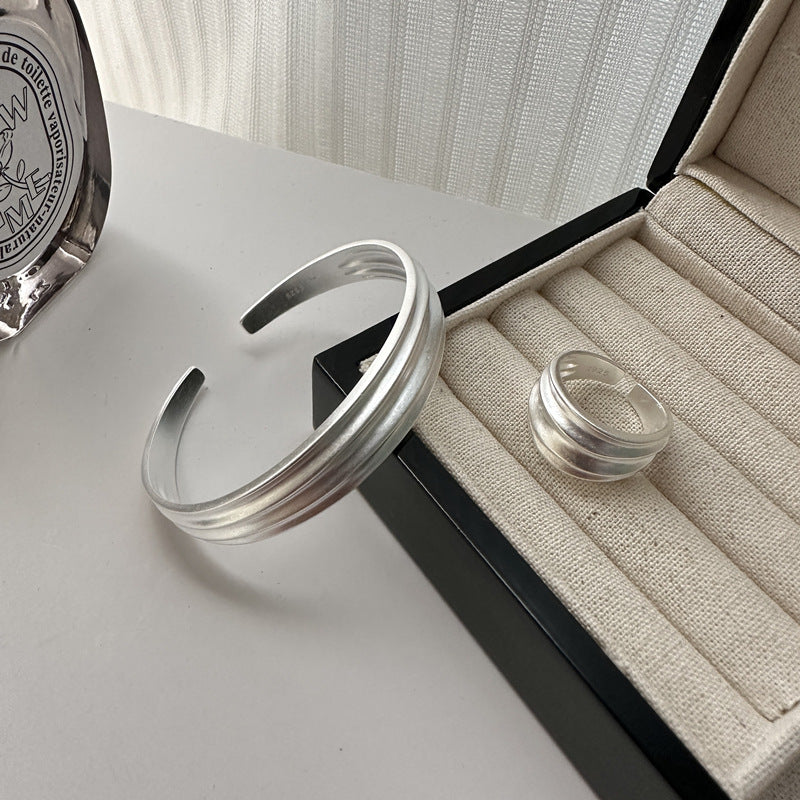 925 Sterling Silver Chic Bracelet Bangle