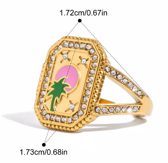 Stainless steel ring