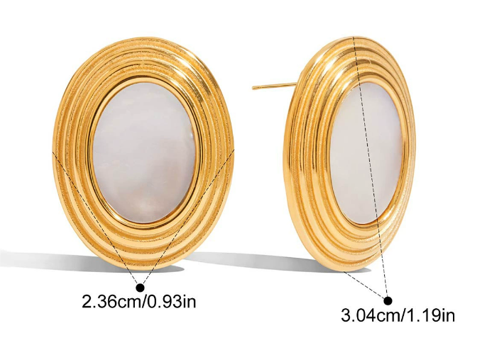 Stainless steel earrings