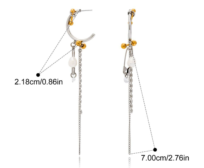 Stainless steel earrings