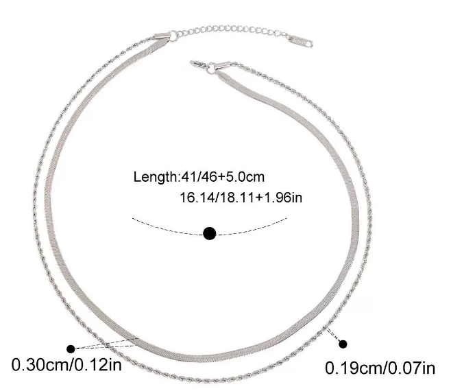 Stainless steel necklaces