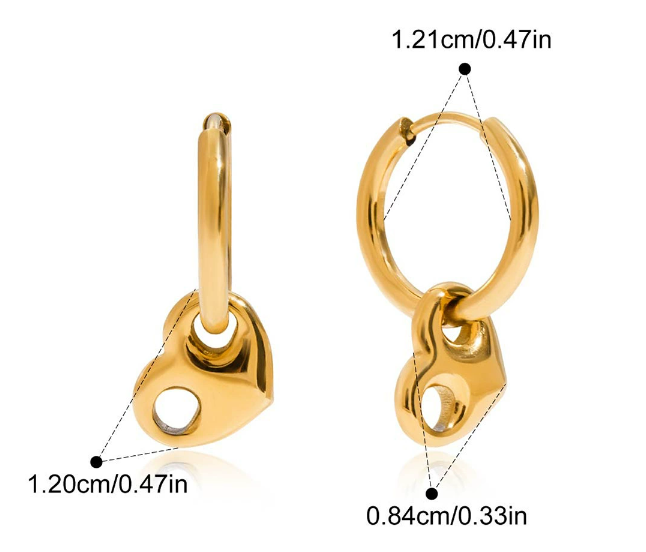 Stainless steel earrings