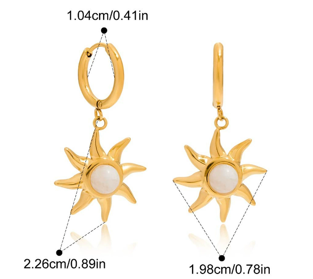 Stainless steel earrings