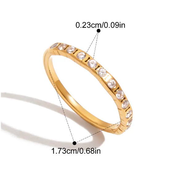 Stainless steel ring