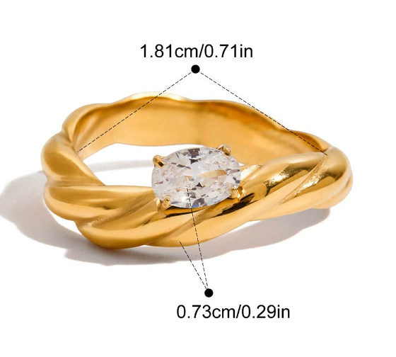 Stainless steel ring