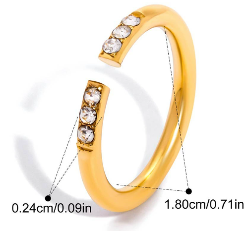 Stainless steel ring