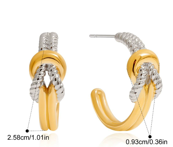 Stainless steel earrings