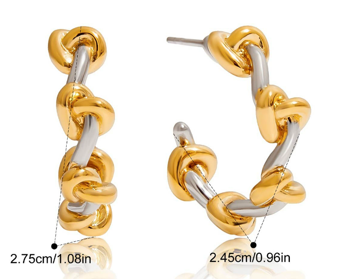 Stainless steel earrings