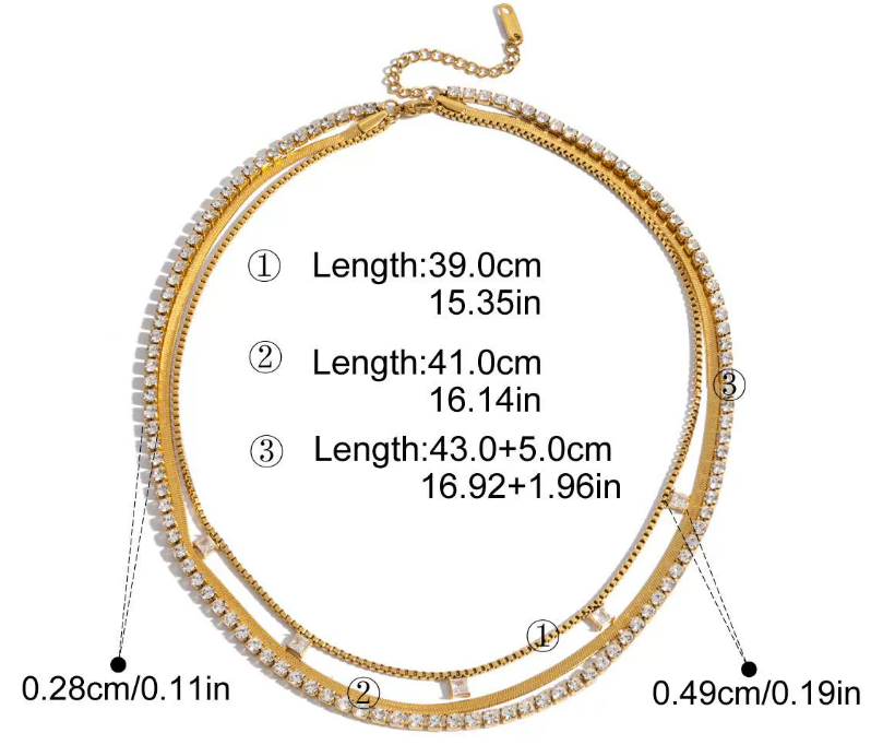 Stainless steel necklaces