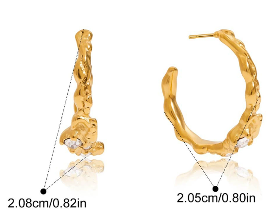 Stainless steel earrings