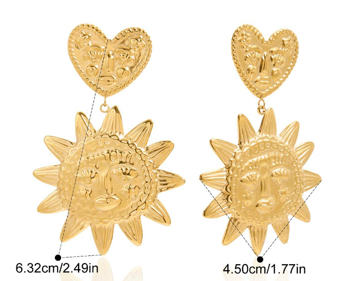 Stainless steel earrings