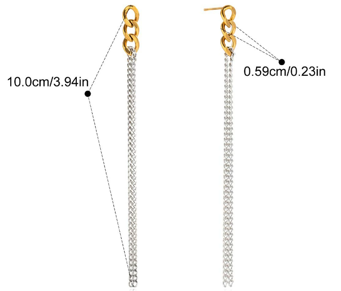 Stainless steel earrings