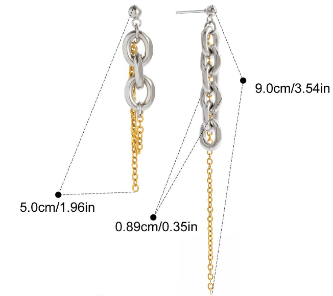 Stainless steel earrings