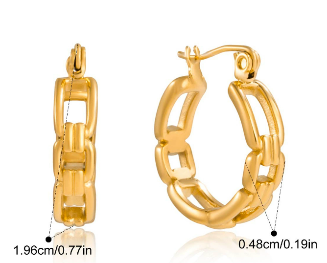 Stainless steel earrings