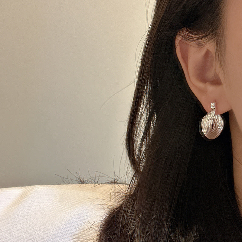 925 Sterling Silver Drop U Earrings