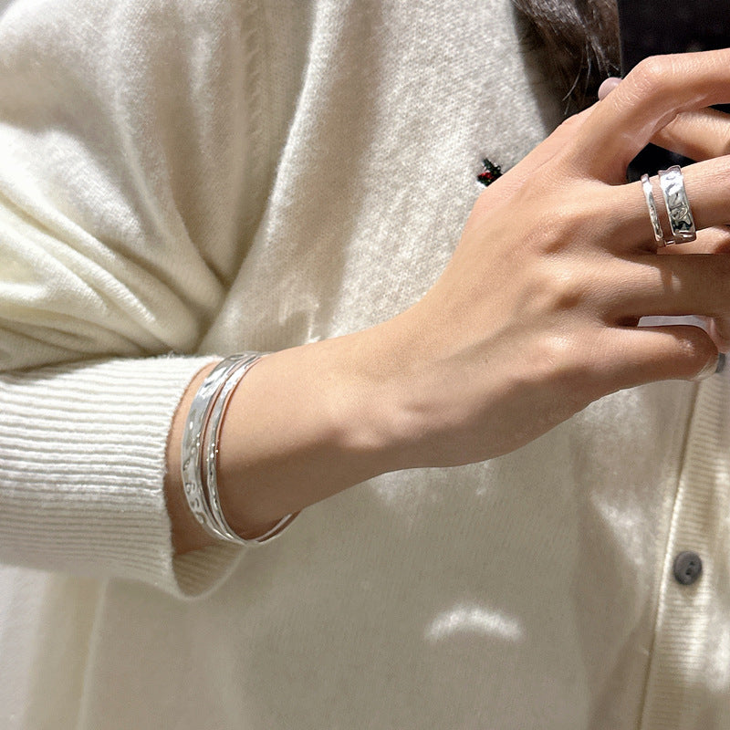 925 Sterling Silver Simple Fashion Ring