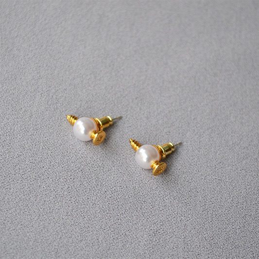 Brass Small Hoop Earrings