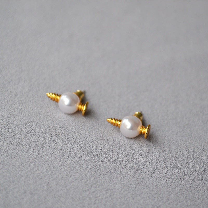 Brass Small Hoop Earrings