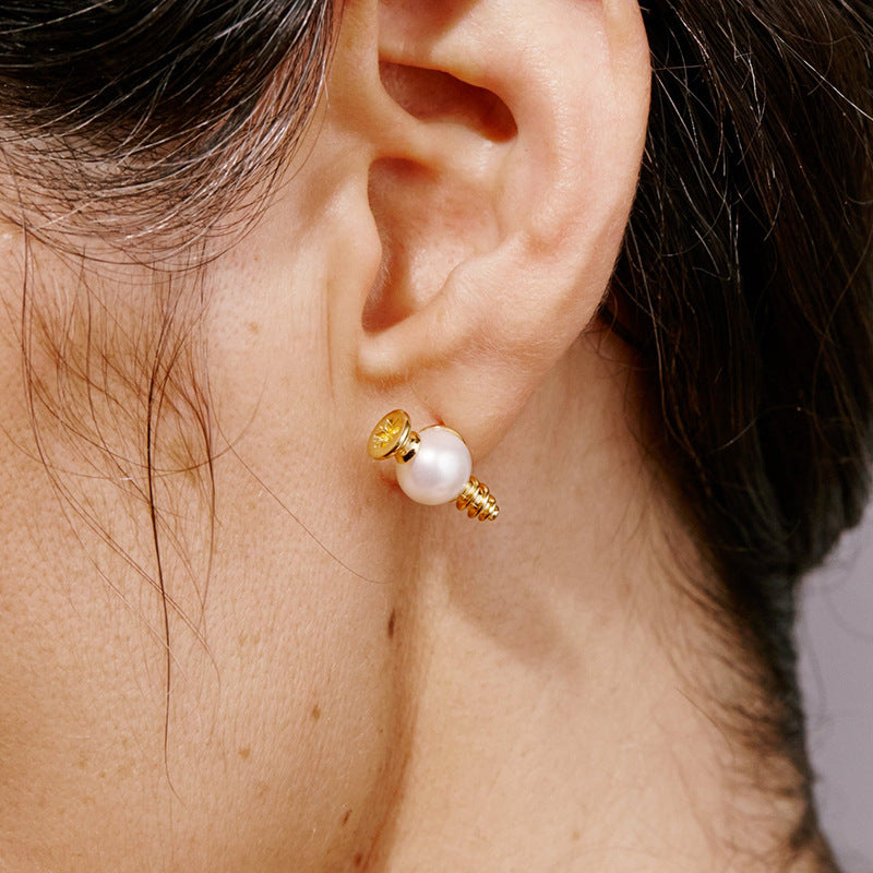 Brass Small Hoop Earrings