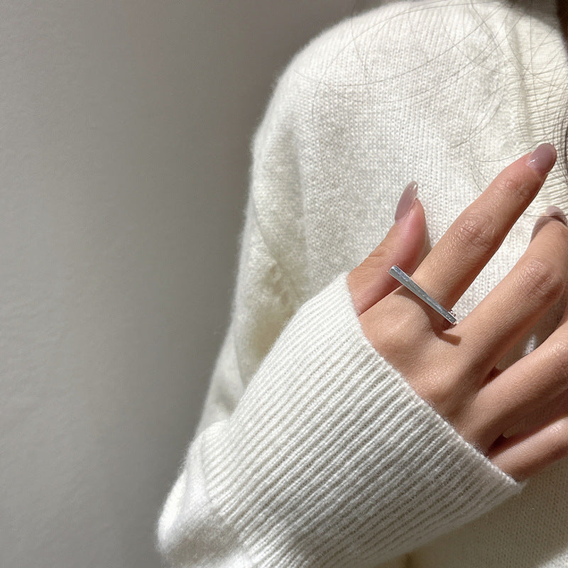 925 Sterling Silver Simple Fashion Ring