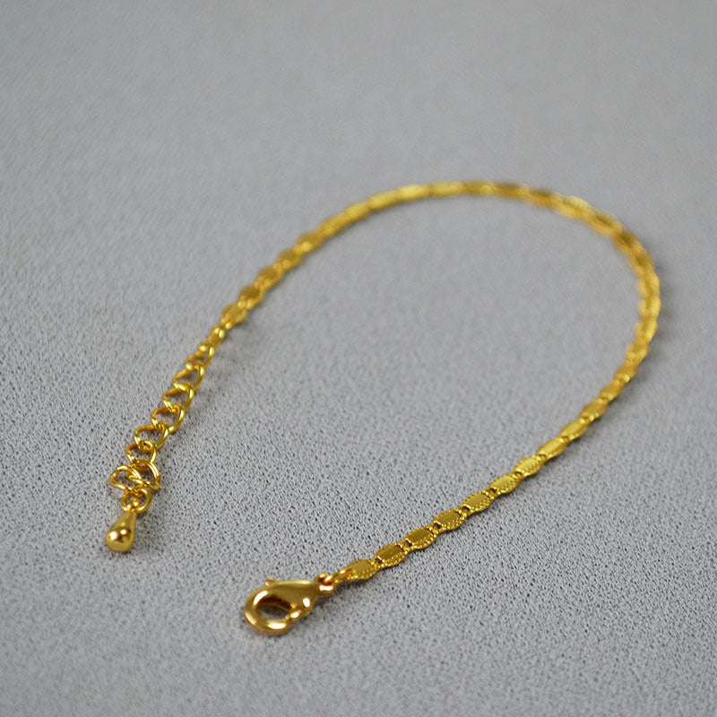 Fashion Brass Chain Bracelet Bangle