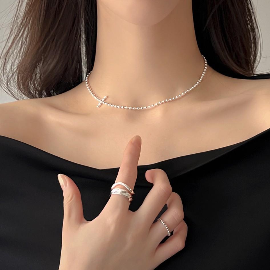 925 Sterling Silver Delicate Cross Necklace