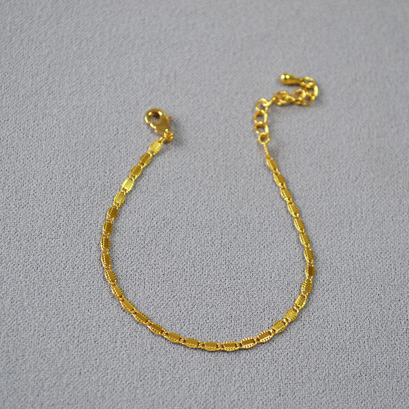 Fashion Brass Chain Bracelet Bangle