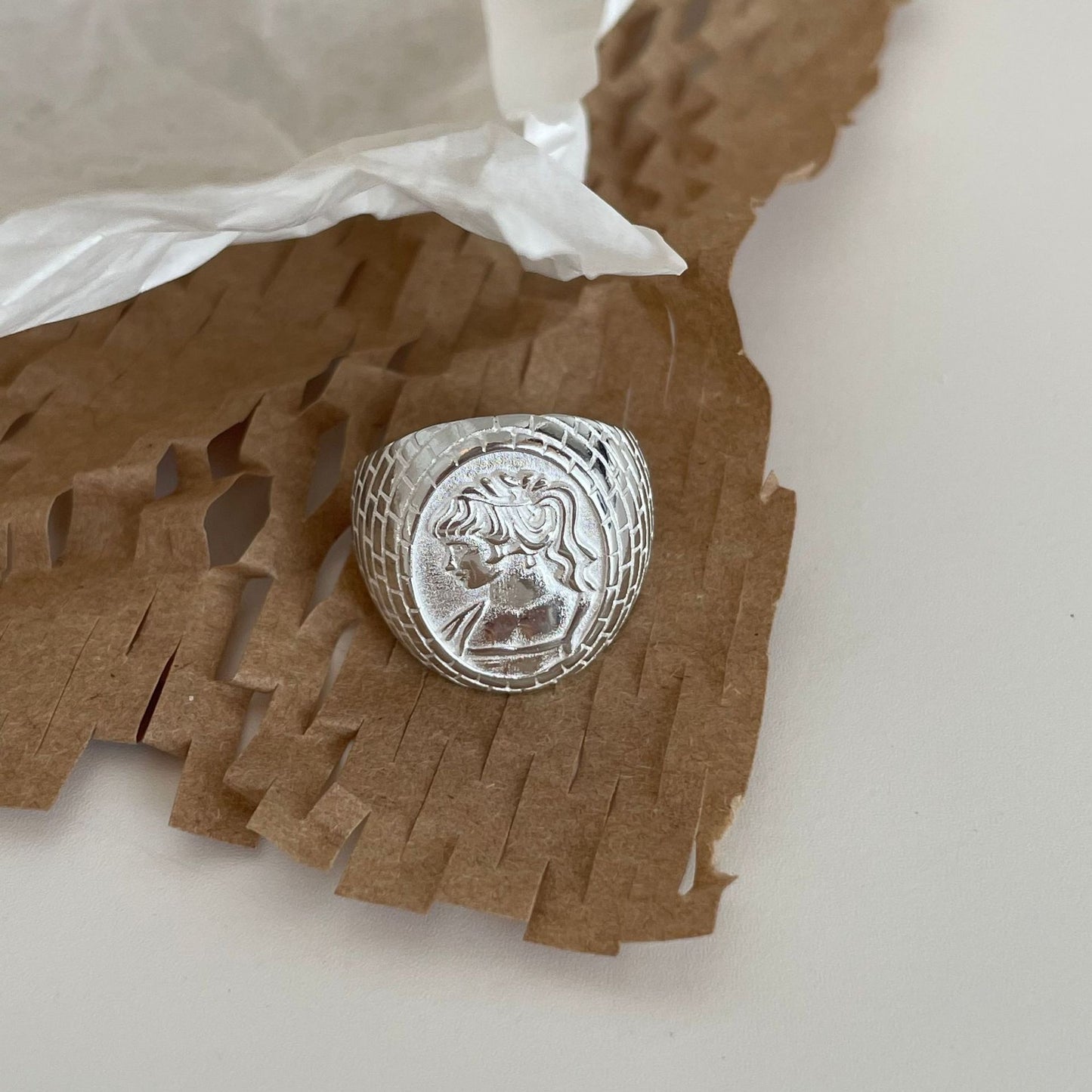 925 Sterling Silver Chunky Ring