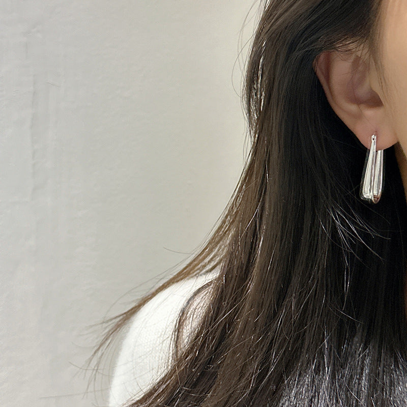 925 Sterling Silver Simple Fashion Earrings