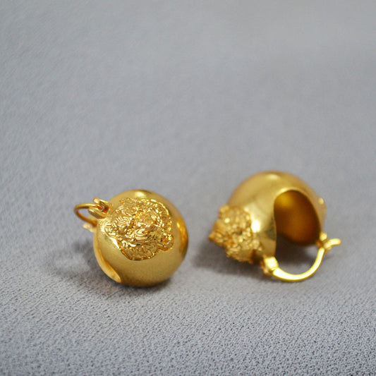 Brass Vintage Earrings