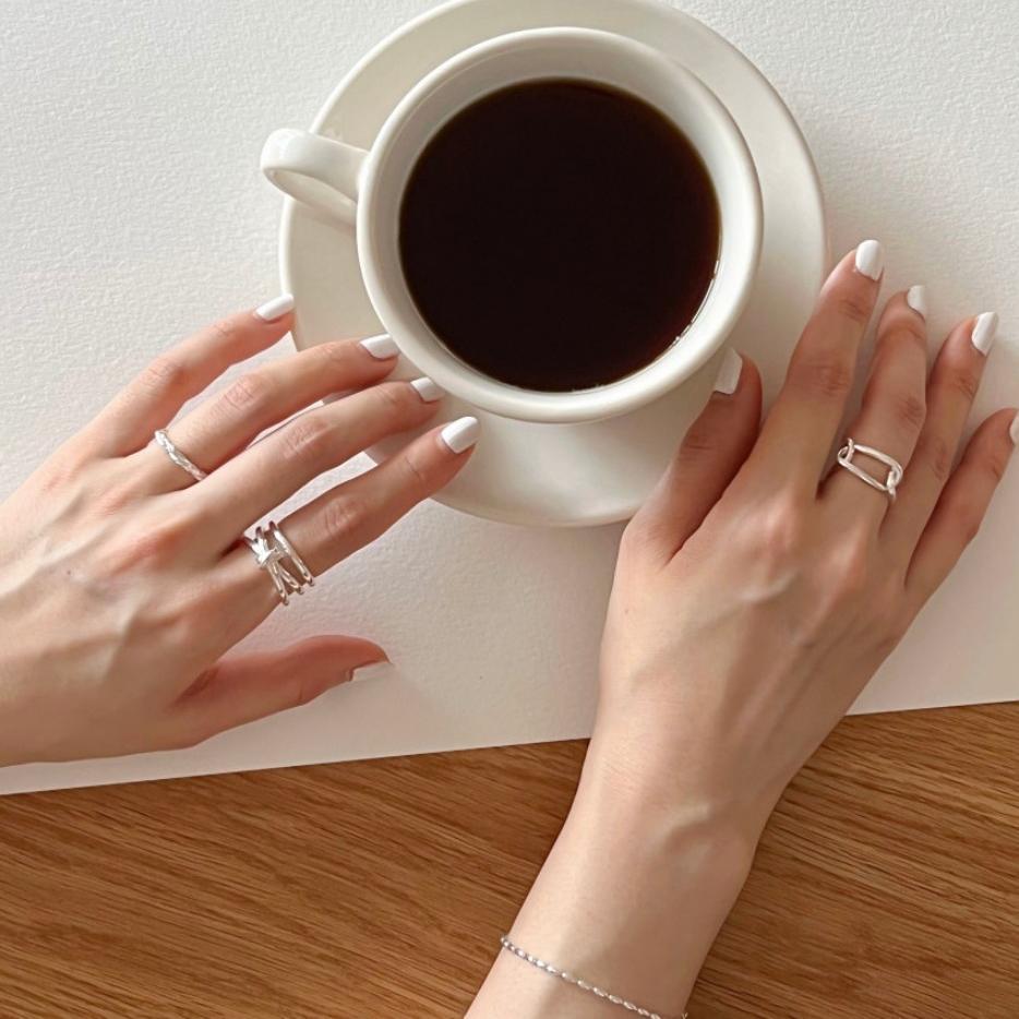 925 Sterling Silver Knotted Ring