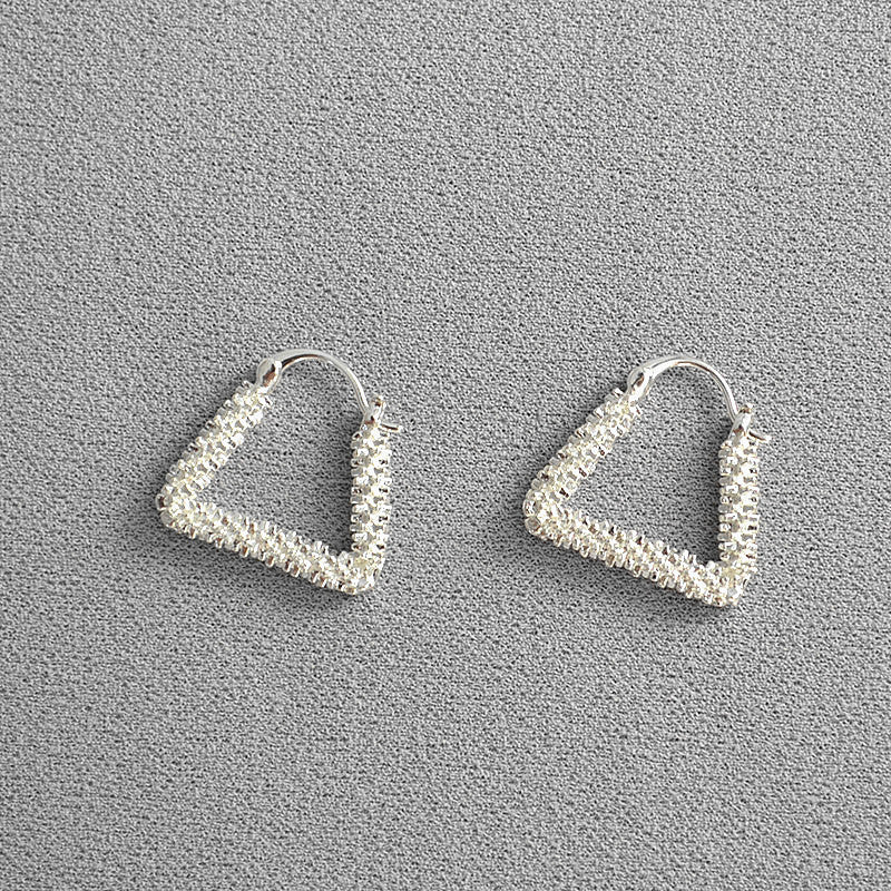Brass Classical Geometric Earrings