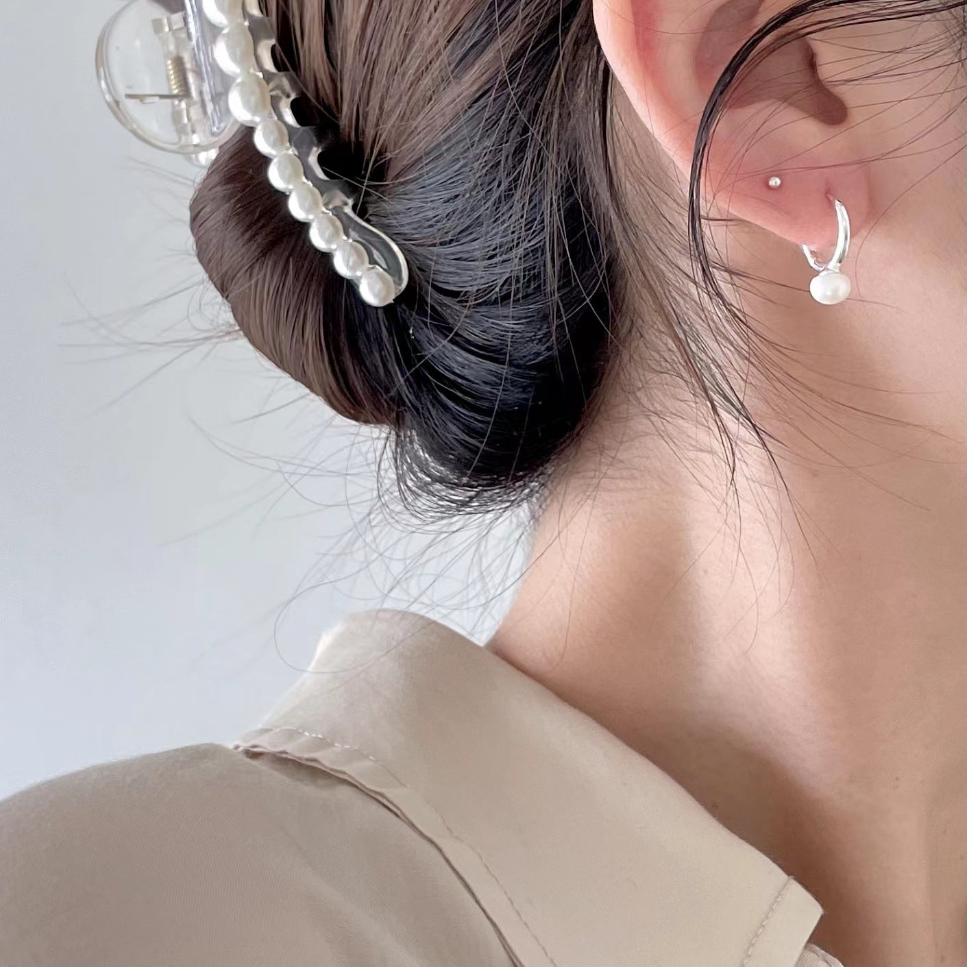 925 Sterling Sliver Small Hoop Earrings