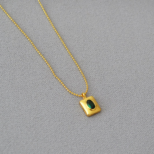 Brass Ball Chain Necklace