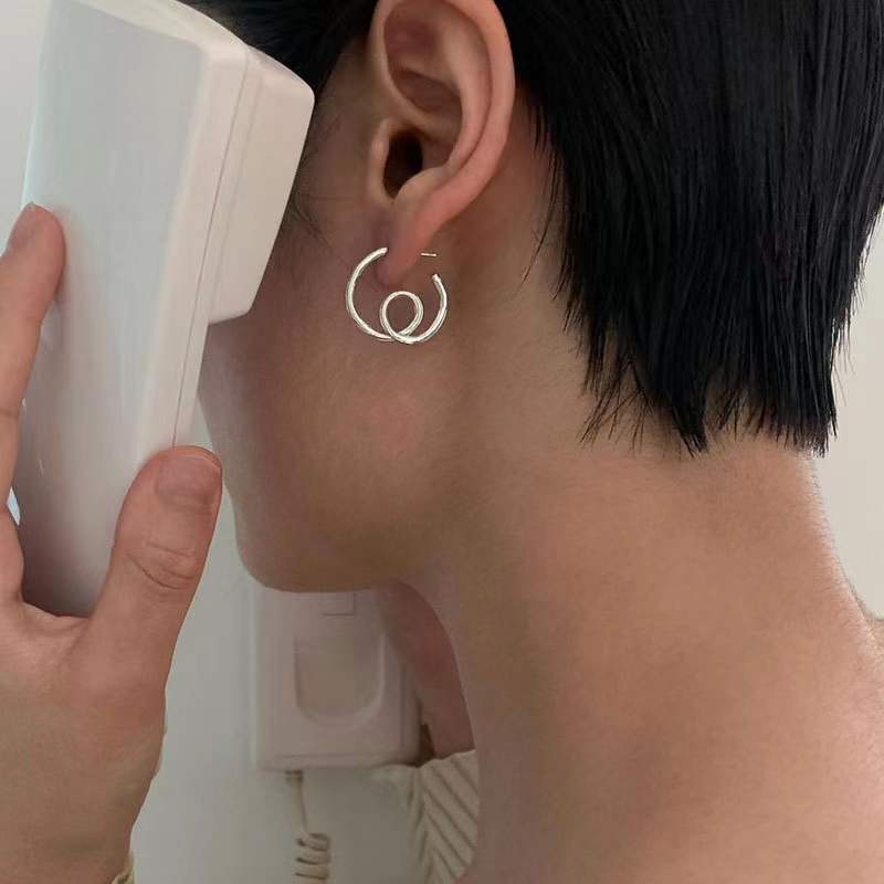 925 Sterling Silver Fashion Wire Earrings