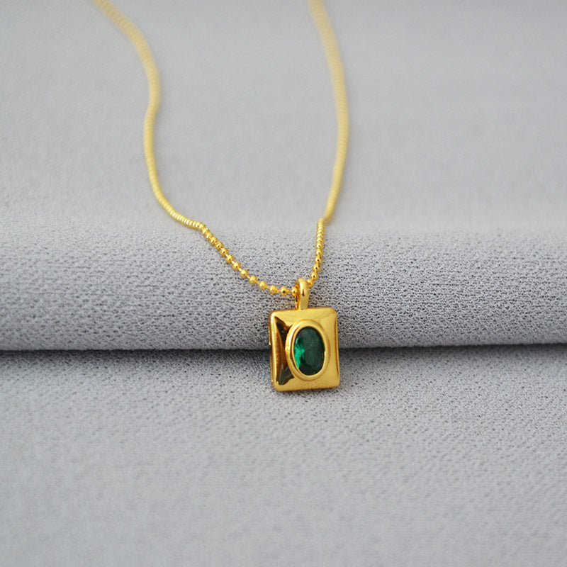 Brass Ball Chain Necklace