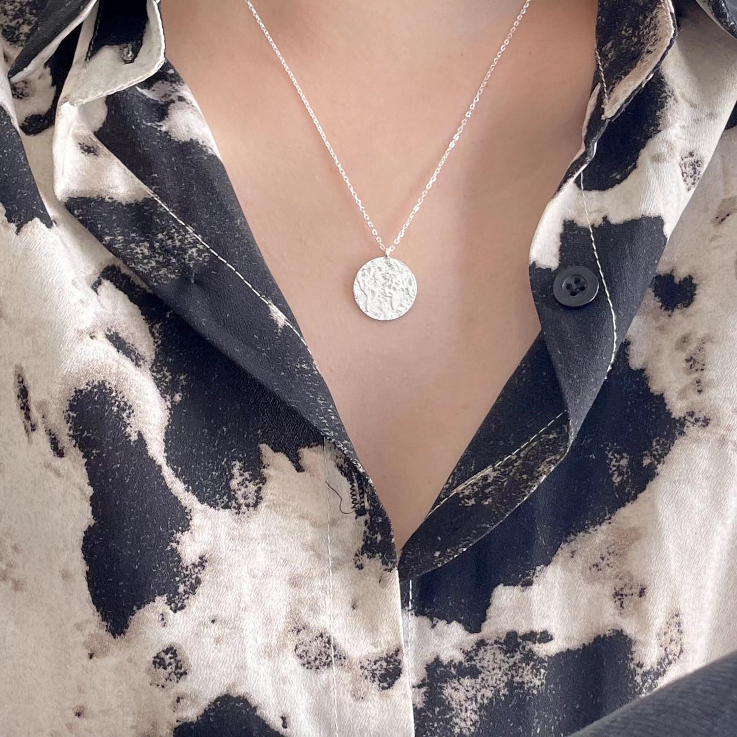 925 Sterling Silver Navigator Pendant Necklace