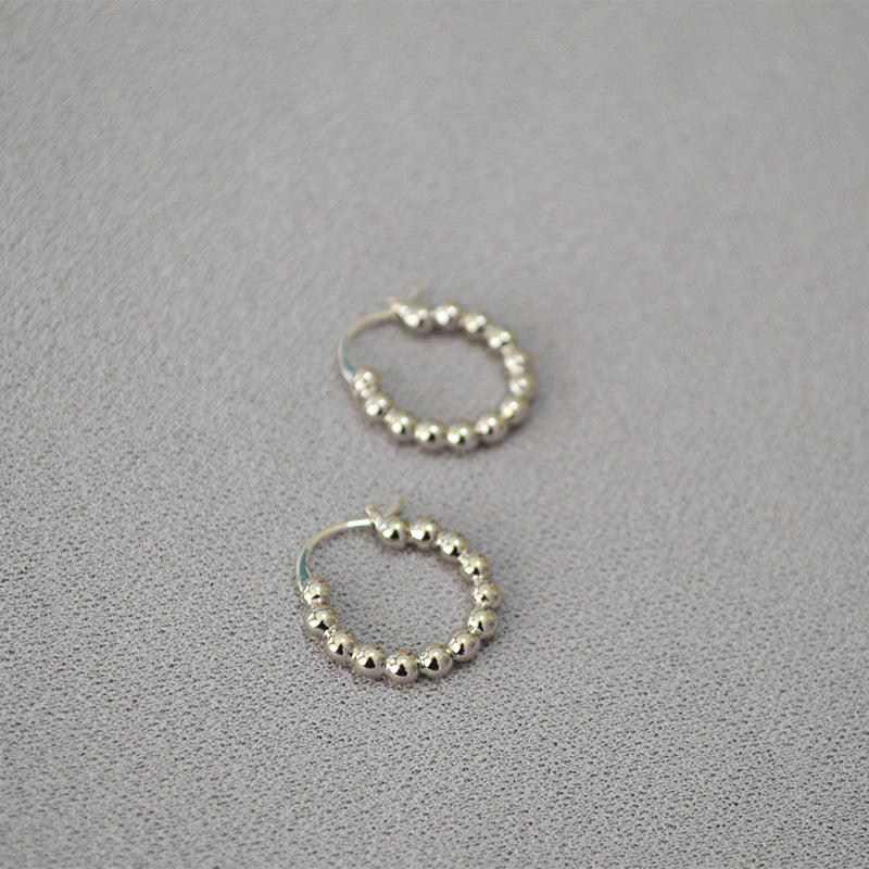 Classicial Brass Hoop Earrings
