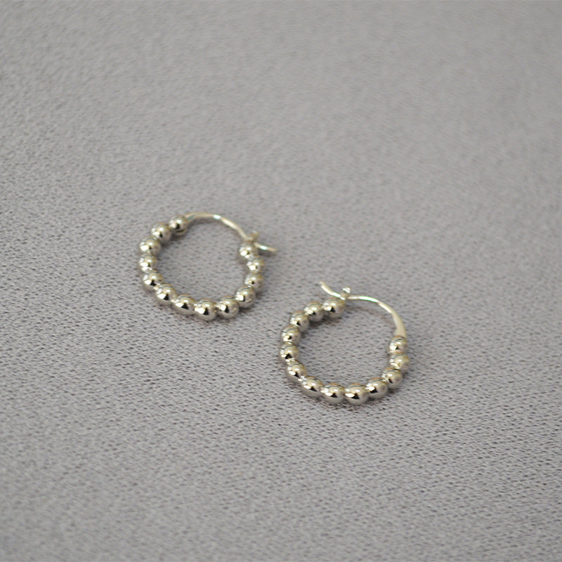 Classicial Brass Hoop Earrings