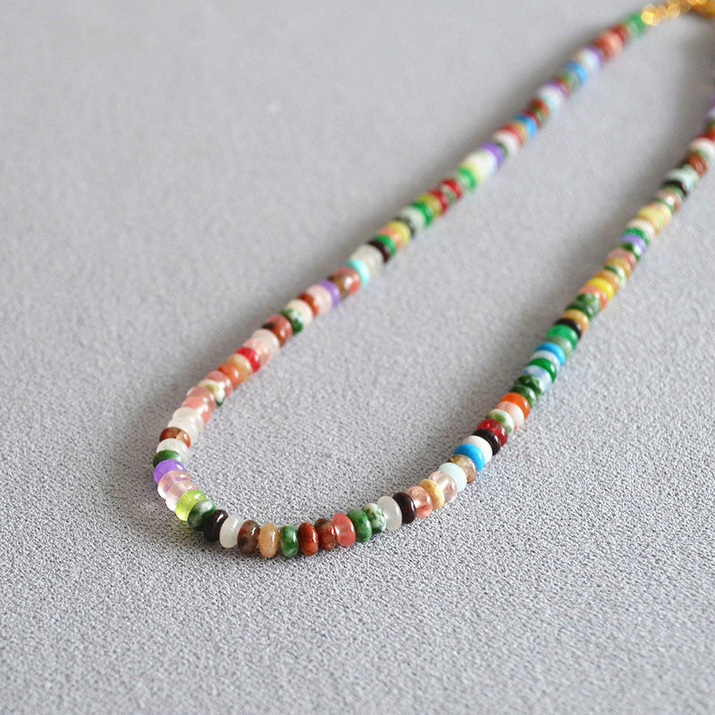 Brass Beaded Necklace