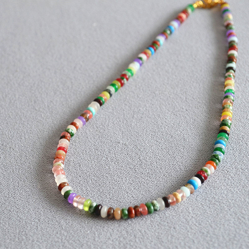 Brass Beaded Necklace