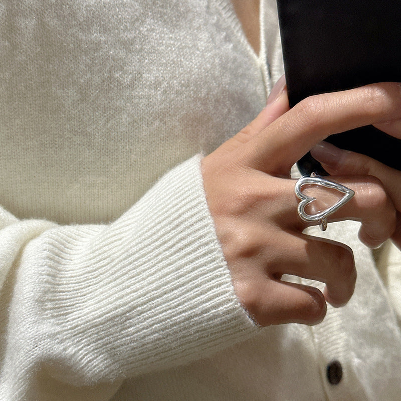 925 Sterling Silver Heart Ring