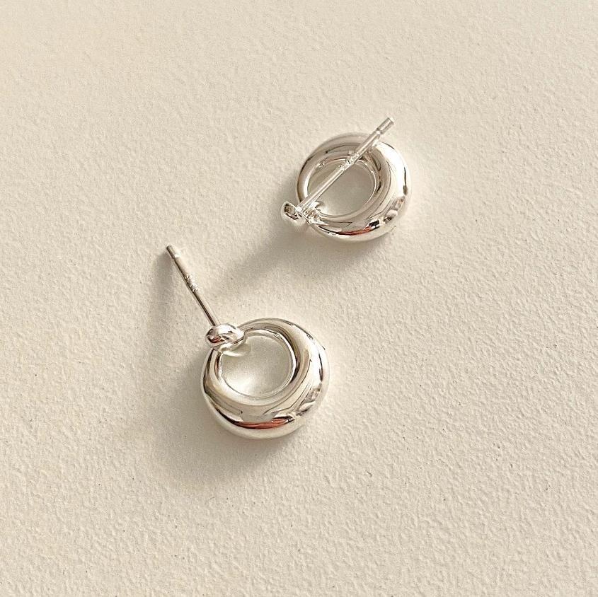 925 Sterling Silver Hoop Earrings