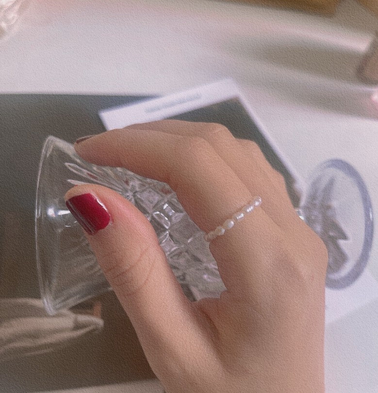 Brass Freshwater Pearl Ring