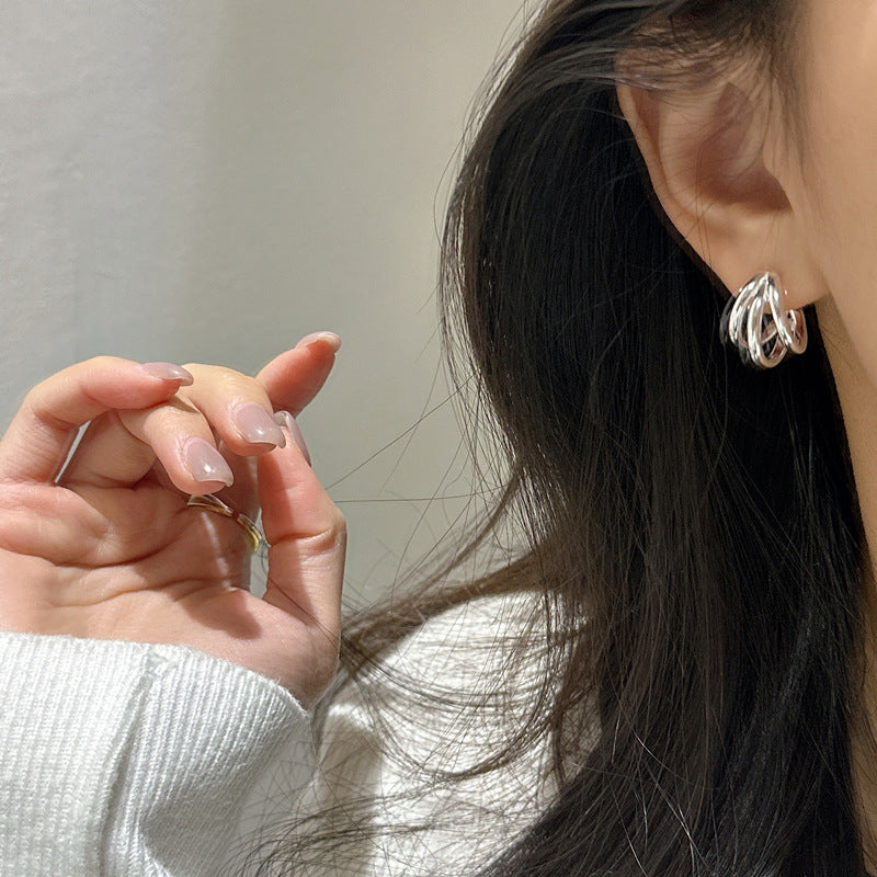 925 Sterling Silver Simple Fashion Earrings