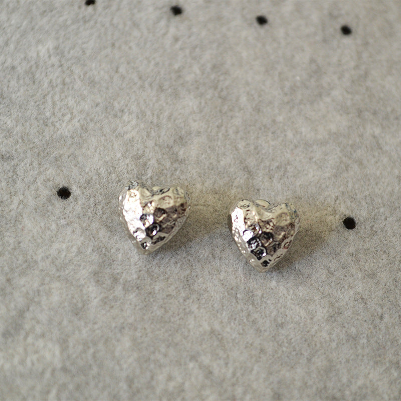 Brass Sweet Heart Earrings