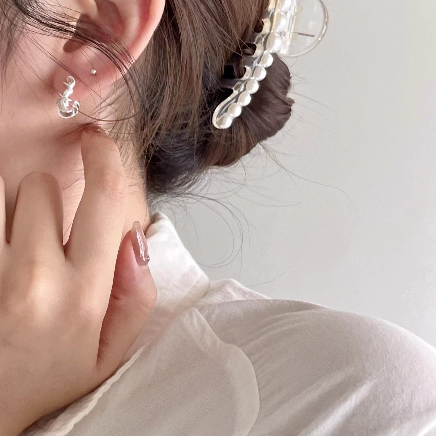 925 Sterling Silver Chic Hoop Earrings