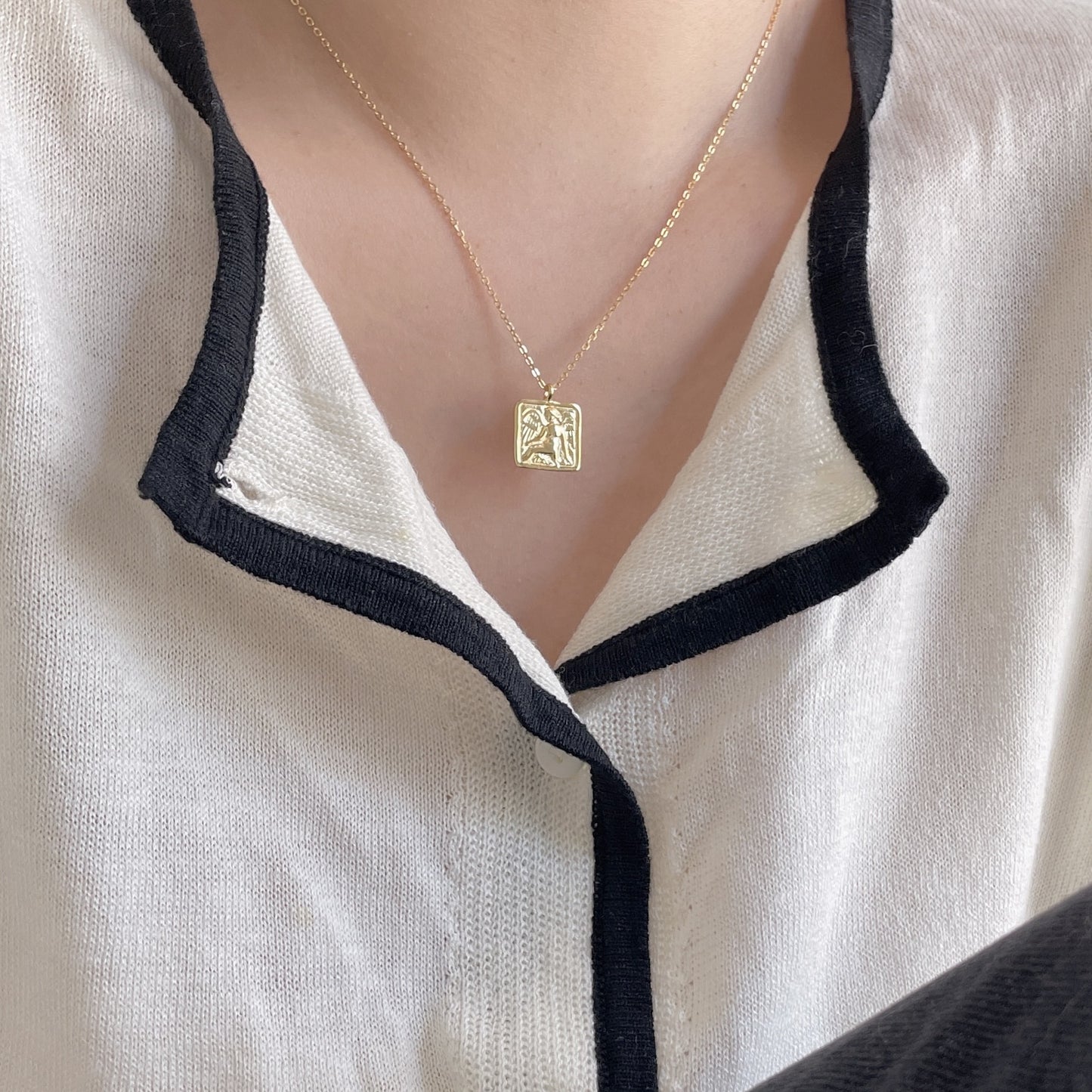 925 Sterling Silver Trendy Pendant Necklace